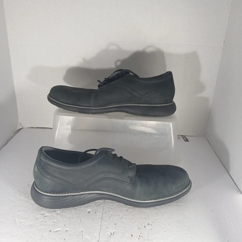 Rockport TruTech Oxford 9 Black Leather Business Casual Comfort CI2360